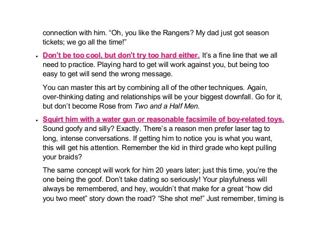 Ways To Get Him To Notice You Ways To Get Him To Notice You